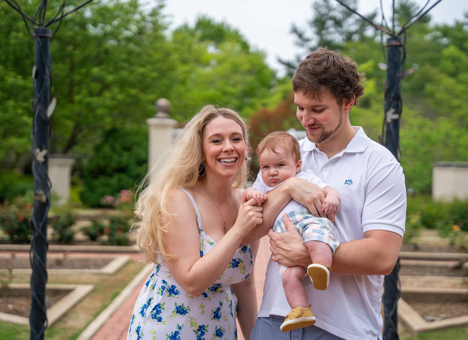 Young family planning their financial future